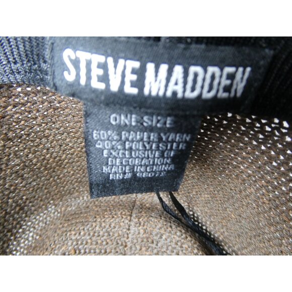 Steve‎ Madden Women\'s Brown H-Bailey Bolo Trim Western Hat